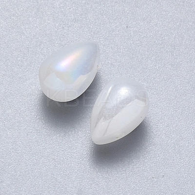 Transparent Spray Painted Glass Charms GLAA-R211-03-D06-1