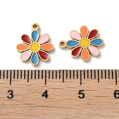 Ion Plating(IP) 304 Stainless Steel Charms STAS-C083-14G-01-1