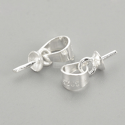 925 Sterling Silver Pendant Bails LS-STER-S002-78-1