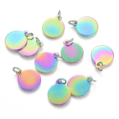 Ion Plating(IP) 304 Stainless Steel Charms LS-STAS-I124-02A-M-1
