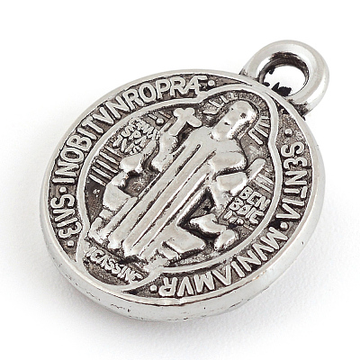 Tibetan Style Alloy Pendants X-TIBE-S298-190AS-LF-1