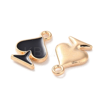 Alloy Enamel Pendants ENAM-O001-01A-G-1