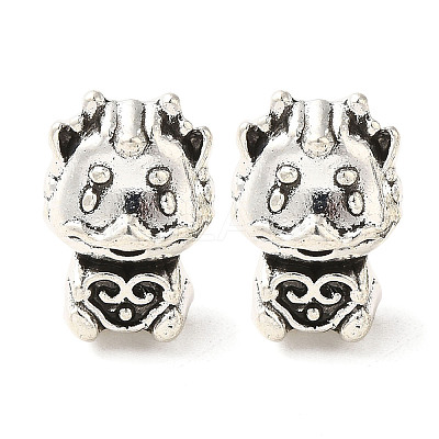 Tibetan Style Alloy European Beads PALLOY-M217-15AS-1