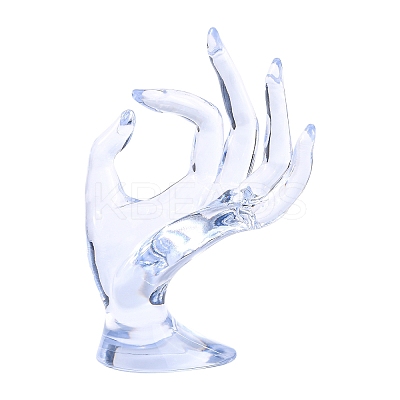 Plastic Ring Display Hand Model DIY-I047-04A-1