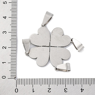 201 Stainless Steel Connector Charms STAS-Q342-38P-1