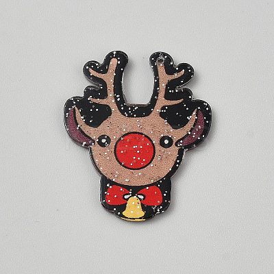 Christmas Themes Acrylic Pendants FIND-WH0817-160A-1