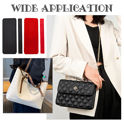 4Pcs 4 Style Rectangle Felt Bag Base Shaper DIY-WR0003-09-1