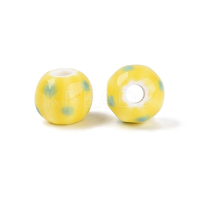 Handmade Porcelain Beads PORC-Q008-04A-1