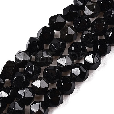 Natural Obsidian Beads Strands G-T138-215-1