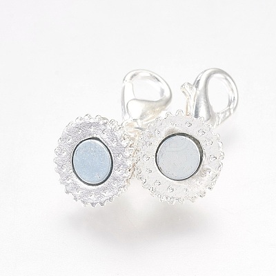 Alloy Rhinestone Magnetic Clasps BT-TAC0001-01S-1