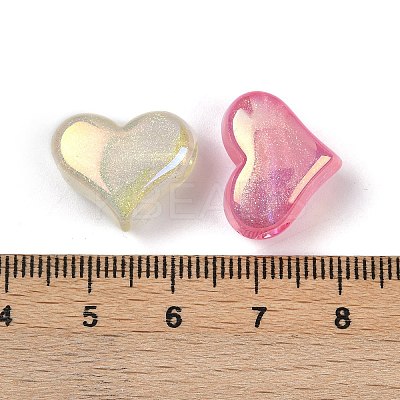 Transparent Acrylic European Beads X-MACR-L007-15-1