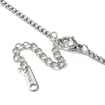 Non-Tarnish 304 Stainless Steel Bear Pendants Necklaces NJEW-K259-03P-1