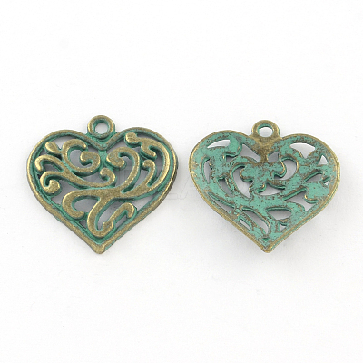 Zinc Alloy Pendants X-PALLOY-R065-054-FF-1