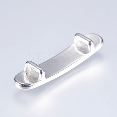 Tarnish Resistant 304 Stainless Steel Slide Charms STAS-I072-014P-1