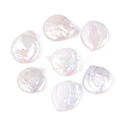 Baroque Natural Nucleated Pearl Keshi Pearl Beads LS-PEAR-N020-L07-01-1
