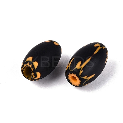 Handmade Millefiori Glass Barrel Beads LA-N002-09G-1