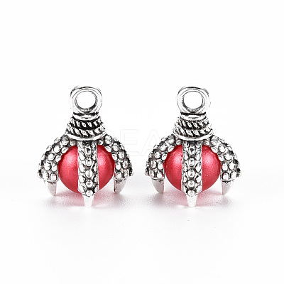 Tibetan Style Alloy Charms PALLOY-S120-249B-RS-1