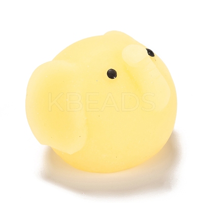 Elephant Shape Stress Toy AJEW-H125-10A-1
