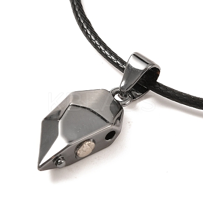 Rack Plating Alloy Heart Pendant Necklaces Sets NJEW-B081-07C-1