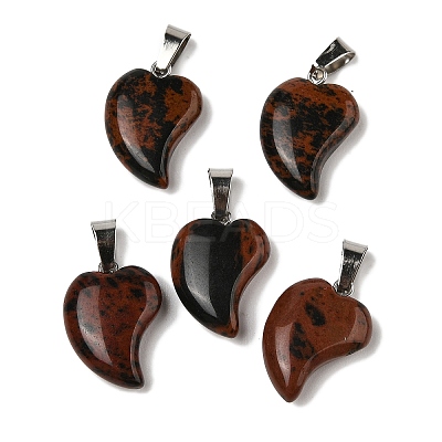 Natural & Synthetic Mixed Gemstone Pendants G-B127-11P-1