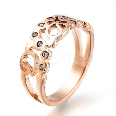 304 Stainless Steel Finger Rings RJEW-F110-04RG-1
