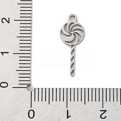 Anti-Tarnish 201 Stainless Steel Pendants LS-STAS-Q015-06P-1
