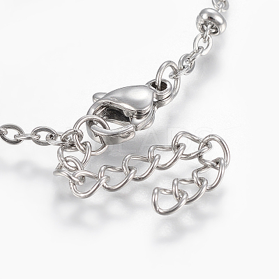 Tarnish Resistant 304 Stainless Steel Anklets LS-AJEW-H013-06P-1