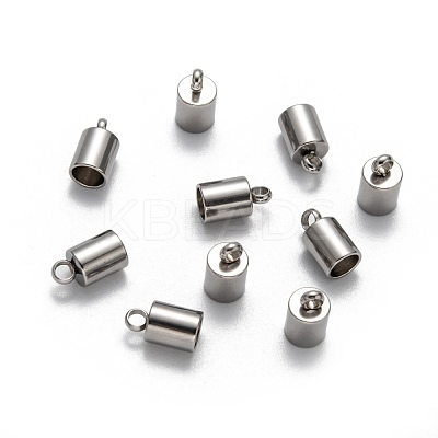 Tarnish Resistant 304 Stainless Steel Cord Ends STAS-E020-1-1