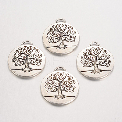 Tibetan Style Alloy Enamel Pendants Setting X-TIBEP-3395-AS-NR-1