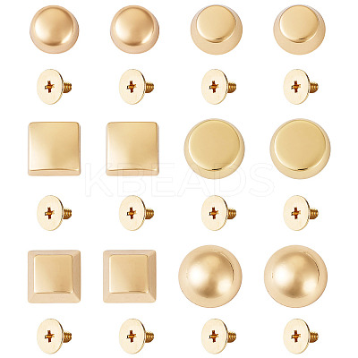 12Pcs 6 Styles Alloy Decoration Rivets DIY-TA0011-08-1