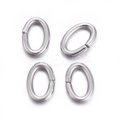 Tarnish Resistant 304 Stainless Steel Open Jump Rings STAS-F221-40P-K-1