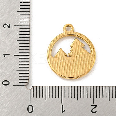 Ion Plating(IP) 304 Stainless Steel Pendants STAS-N103-133G-1