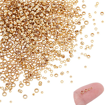 800Pcs 4 Style 304 Stainless Steel Spacer Beads STAS-UN0025-52-1