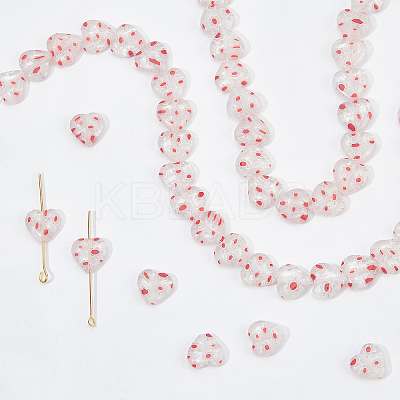 2Strands Handmade Millefiori Lampwork Beads Strands LAMP-OC0001-49-1