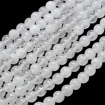 Natural Malaysia Jade Beads Strands G-L645-B01-6mm-01-1