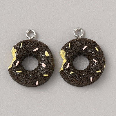 Opaque Resin Imitation Food Pendants RESI-WH0039-02B-1