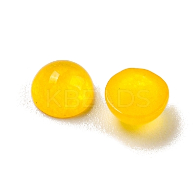 Natural White Jade Dyed Cabochons G-H309-03-20-1