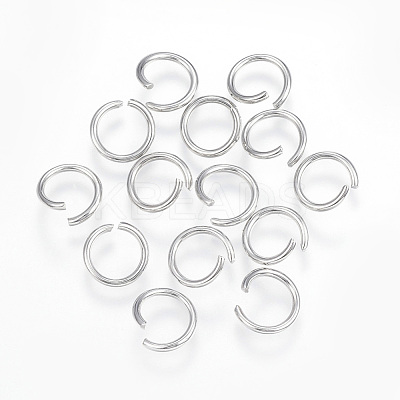 Tarnish Resistant 304 Stainless Steel Open Jump Rings A-STAS-F110-02P-1