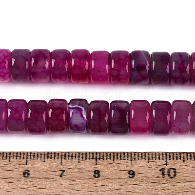 Dyed Natural Agate Beads Strands G-T143-17M-1