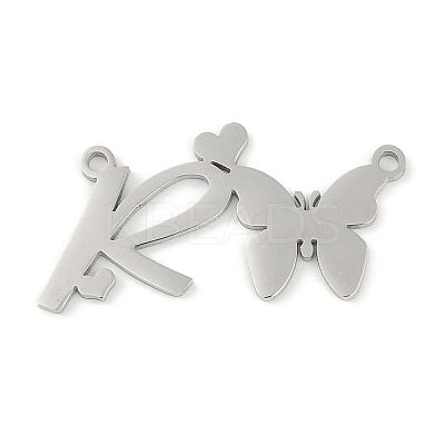 Non-Tarnish 304 Stainless Steel Pendants STAS-L279-002P-R-1