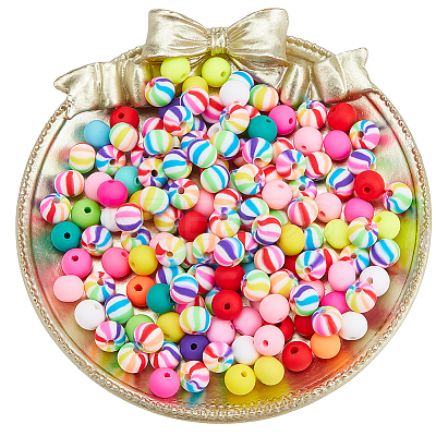 2 Bags 1 Styles Handmade Polymer Clay Beads CLAY-SC0002-85A-1
