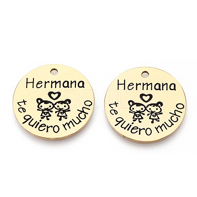 201 Stainless Steel Pendants LS-STAS-T064-37G-9-1