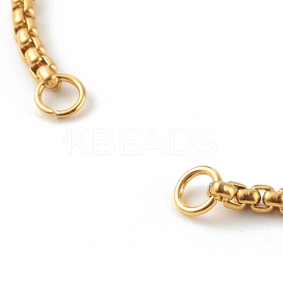 304 Stainless Steel Box Chain Bracelet Making AJEW-JB00992-1