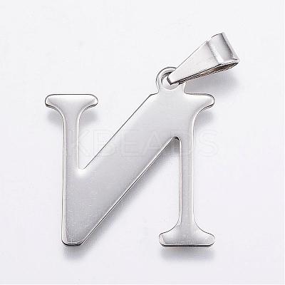 Tarnish Resistant 304 Stainless Steel Pendants STAS-F106-95P-N-1