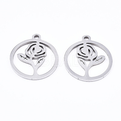 Non-Tarnish Valentine's Day 201 Stainless Steel Pendants LS-STAS-T044-204P-1