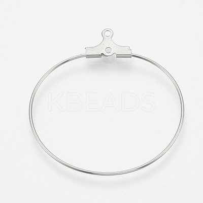 Non-Tarnish 304 Stainless Steel Pendants X-STAS-T031-20-45mm-1