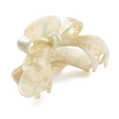 Cellulose Acetate & Iron Claw Hair Clips AJEW-K047-02F-1
