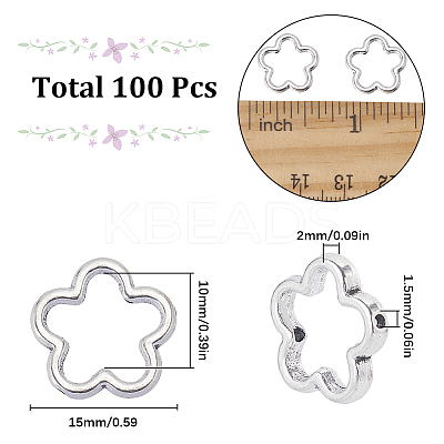 Tibetan Style Alloy Bead Frames FIND-SC0008-71-1