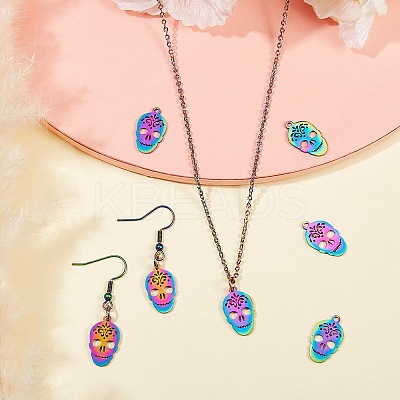 201 Stainless Steel Pendants STAS-SZ0001-81-1