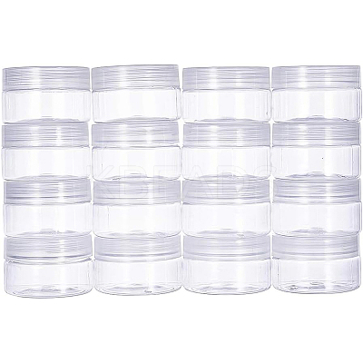 Plastic Bead Storage Tubes with Screw Top White Lid CON-BC0003-12-1